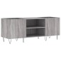 vidaXL Plattenschrank Grau Sonoma 121x38x48 cm Holzwerkstoff vidaXL Plattenschrank Grau Sonoma 121x38x48 cm Holzwerkstoff
