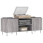 vidaXL Plattenschrank Grau Sonoma 121x38x48 cm Holzwerkstoff vidaXL Plattenschrank Grau Sonoma 121x38x48 cm Holzwerkstoff