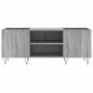 vidaXL Plattenschrank Grau Sonoma 121x38x48 cm Holzwerkstoff vidaXL Plattenschrank Grau Sonoma 121x38x48 cm Holzwerkstoff
