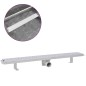 vidaXL Gerade Duschrinne Blasen 830x140 mm Edelstahl vidaXL Gerade Duschrinne Blasen 830x140 mm Edelstahl