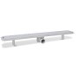 vidaXL Gerade Duschrinne Blasen 830x140 mm Edelstahl vidaXL Gerade Duschrinne Blasen 830x140 mm Edelstahl