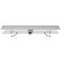 vidaXL Gerade Duschrinne Blasen 830x140 mm Edelstahl vidaXL Gerade Duschrinne Blasen 830x140 mm Edelstahl