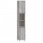 vidaXL Badschrank Grau Sonoma 30x30x190 cm Holzwerkstoff vidaXL Badschrank Grau Sonoma 30x30x190 cm Holzwerkstoff