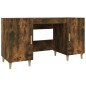 vidaXL Schreibtisch Räuchereiche 140x50x75 cm Holzwerkstoff vidaXL Schreibtisch Räuchereiche 140x50x75 cm Holzwerkstoff