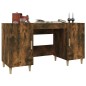 vidaXL Schreibtisch Räuchereiche 140x50x75 cm Holzwerkstoff vidaXL Schreibtisch Räuchereiche 140x50x75 cm Holzwerkstoff