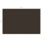 vidaXL Zeltteppich 400x600 cm Braun vidaXL Zeltteppich 400x600 cm Braun
