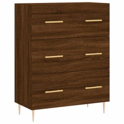 vidaXL Sideboard Braun Eichen-Optik 69,5x34x90 cm Holzwerkstoff