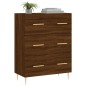 vidaXL Sideboard Braun Eichen-Optik 69,5x34x90 cm Holzwerkstoff vidaXL Sideboard Braun Eichen-Optik 69,5x34x90 cm Holzwerkstoff