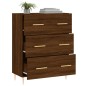 vidaXL Sideboard Braun Eichen-Optik 69,5x34x90 cm Holzwerkstoff vidaXL Sideboard Braun Eichen-Optik 69,5x34x90 cm Holzwerkstoff