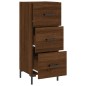 vidaXL Sideboard Braun Eichen-Optik 34,5x34x90 cm Holzwerkstoff vidaXL Sideboard Braun Eichen-Optik 34,5x34x90 cm Holzwerkstoff