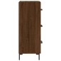 vidaXL Sideboard Braun Eichen-Optik 34,5x34x90 cm Holzwerkstoff vidaXL Sideboard Braun Eichen-Optik 34,5x34x90 cm Holzwerkstoff