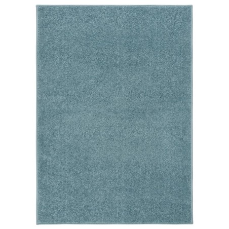 vidaXL Teppich Kurzflor 240x340 cm Blau