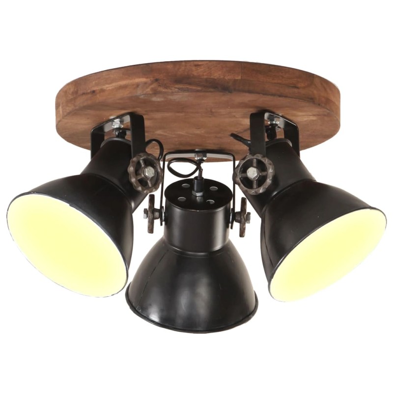 vidaXL Deckenlampe Industriestil 25 W Schwarz 42x27 cm E27 vidaXL Deckenlampe Industriestil 25 W Schwarz 42x27 cm E27