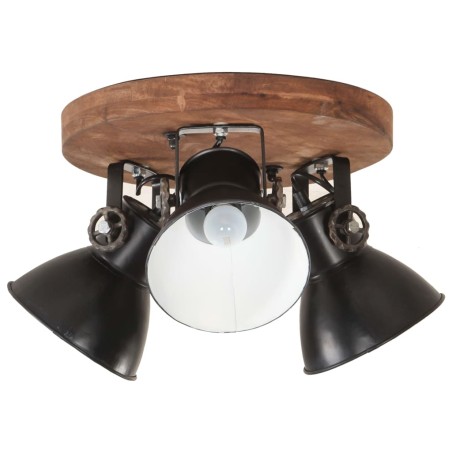 vidaXL Deckenlampe Industriestil 25 W Schwarz 42x27 cm E27