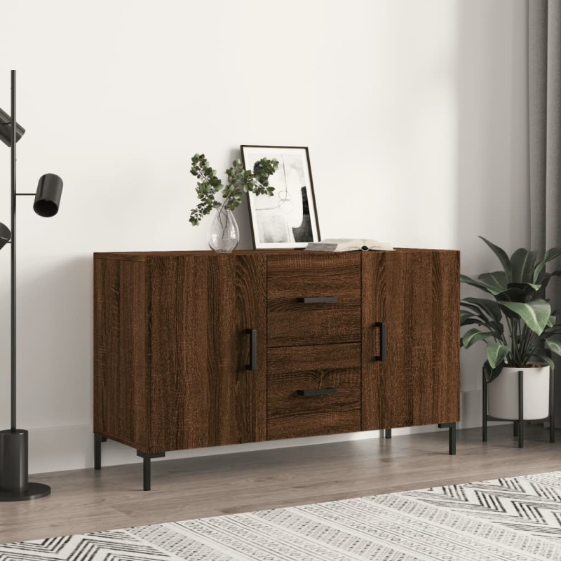 vidaXL Sideboard Braun Eichen-Optik 100x36x60 cm Holzwerkstoff vidaXL Sideboard Braun Eichen-Optik 100x36x60 cm Holzwerkstoff
