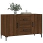 vidaXL Sideboard Braun Eichen-Optik 100x36x60 cm Holzwerkstoff vidaXL Sideboard Braun Eichen-Optik 100x36x60 cm Holzwerkstoff