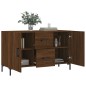 vidaXL Sideboard Braun Eichen-Optik 100x36x60 cm Holzwerkstoff vidaXL Sideboard Braun Eichen-Optik 100x36x60 cm Holzwerkstoff