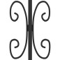 vidaXL Zauntor mit Speerspitzen Schwarz 406x173 cm Stahl vidaXL Zauntor mit Speerspitzen Schwarz 406x173 cm Stahl