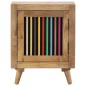 vidaXL Nachttisch 40x30x50 cm Massivholz Mango