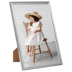 vidaXL Bilderrahmen Collage 5 Stk. für Wand Tisch Silbern 50x70 cm MDF