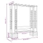 vidaXL Garten-Pergola mit Bank & Pflanzkübeln Kiefernholz Imprägniert vidaXL Garten-Pergola mit Bank & Pflanzkübeln Kiefernholz Imprägniert