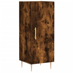vidaXL Sideboard Räuchereiche 34,5x34x90 cm Holzwerkstoff