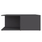 vidaXL Couchtisch Grau 80x80x31 cm Holzwerkstoff
