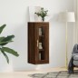 vidaXL Wandschrank Braun Eichen-Optik 34,5x34x90 cm vidaXL Wandschrank Braun Eichen-Optik 34,5x34x90 cm