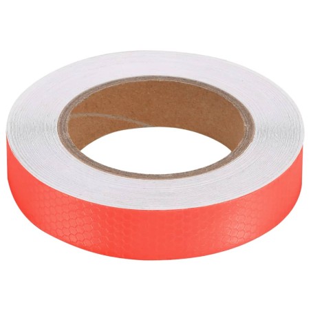 vidaXL Reflektorband Rot 2,5 cm x 20 m PVC