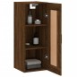 vidaXL Wandschrank Braun Eichen-Optik 34,5x34x90 cm Holzwerkstoff vidaXL Wandschrank Braun Eichen-Optik 34,5x34x90 cm Holzwerkstoff