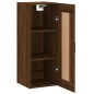 vidaXL Wandschrank Braun Eichen-Optik 34,5x34x90 cm Holzwerkstoff vidaXL Wandschrank Braun Eichen-Optik 34,5x34x90 cm Holzwerkstoff