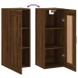 vidaXL Wandschrank Braun Eichen-Optik 34,5x34x90 cm Holzwerkstoff vidaXL Wandschrank Braun Eichen-Optik 34,5x34x90 cm Holzwerkstoff