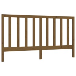 vidaXL Kopfteil Honigbraun 206x4x100 cm Massivholz Kiefer