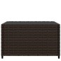 vidaXL Garten-Couchtisch Quadratisch Braun 50x50x30 cm Poly Rattan vidaXL Garten-Couchtisch Quadratisch Braun 50x50x30 cm Poly Rattan