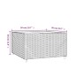 vidaXL Garten-Couchtisch Quadratisch Braun 50x50x30 cm Poly Rattan vidaXL Garten-Couchtisch Quadratisch Braun 50x50x30 cm Poly Rattan