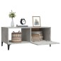 vidaXL Couchtisch Betongrau 90x50x40 cm Holzwerkstoff vidaXL Couchtisch Betongrau 90x50x40 cm Holzwerkstoff