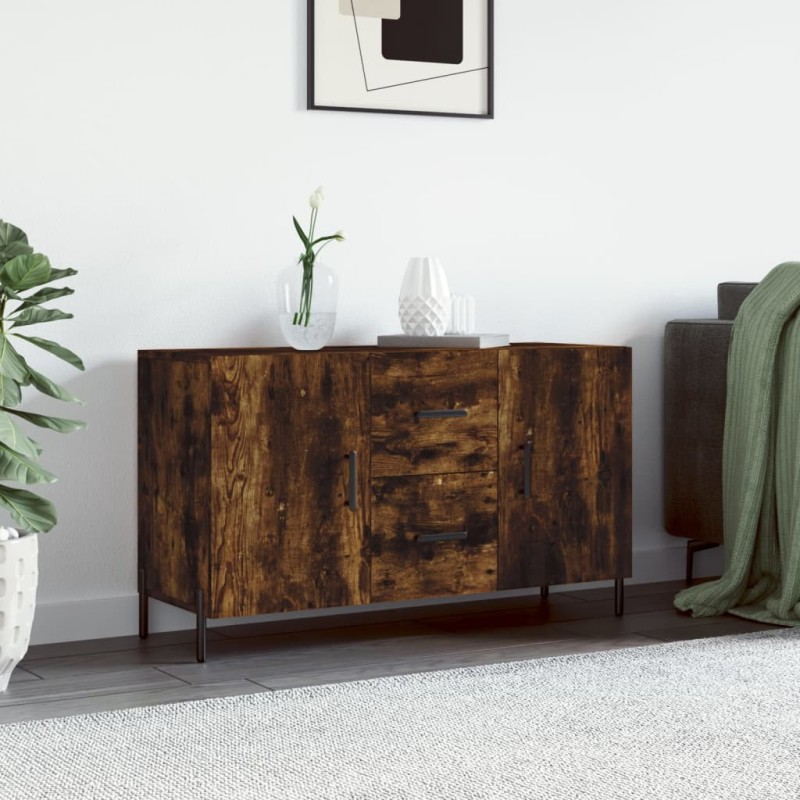 vidaXL Sideboard Räuchereiche 100x36x60 cm Holzwerkstoff vidaXL Sideboard Räuchereiche 100x36x60 cm Holzwerkstoff
