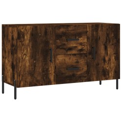 vidaXL Sideboard Räuchereiche 100x36x60 cm Holzwerkstoff