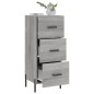 vidaXL Sideboard Grau Sonoma 34,5x34x90 cm Holzwerkstoff vidaXL Sideboard Grau Sonoma 34,5x34x90 cm Holzwerkstoff