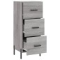 vidaXL Sideboard Grau Sonoma 34,5x34x90 cm Holzwerkstoff vidaXL Sideboard Grau Sonoma 34,5x34x90 cm Holzwerkstoff