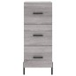 vidaXL Sideboard Grau Sonoma 34,5x34x90 cm Holzwerkstoff vidaXL Sideboard Grau Sonoma 34,5x34x90 cm Holzwerkstoff