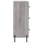 vidaXL Sideboard Grau Sonoma 34,5x34x90 cm Holzwerkstoff vidaXL Sideboard Grau Sonoma 34,5x34x90 cm Holzwerkstoff
