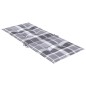 Gartenstuhlauflagen für Hochlehner 2 Stk. 120x50x3cm Stoff Gartenstuhlauflagen für Hochlehner 2 Stk. 120x50x3cm Stoff