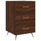 vidaXL Nachttisch Braun Eichen-Optik 40x40x66 cm Holzwerkstoff vidaXL Nachttisch Braun Eichen-Optik 40x40x66 cm Holzwerkstoff