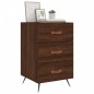 vidaXL Nachttisch Braun Eichen-Optik 40x40x66 cm Holzwerkstoff vidaXL Nachttisch Braun Eichen-Optik 40x40x66 cm Holzwerkstoff