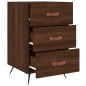 vidaXL Nachttisch Braun Eichen-Optik 40x40x66 cm Holzwerkstoff vidaXL Nachttisch Braun Eichen-Optik 40x40x66 cm Holzwerkstoff