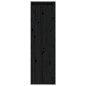 vidaXL Wandschrank Schwarz 30x30x100 cm Massivholz Kiefer vidaXL Wandschrank Schwarz 30x30x100 cm Massivholz Kiefer