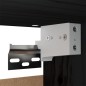 vidaXL Wandschrank Schwarz 30x30x100 cm Massivholz Kiefer vidaXL Wandschrank Schwarz 30x30x100 cm Massivholz Kiefer
