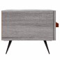 vidaXL TV-Schrank Grau Sonoma 150x36x30 cm Holzwerkstoff vidaXL TV-Schrank Grau Sonoma 150x36x30 cm Holzwerkstoff