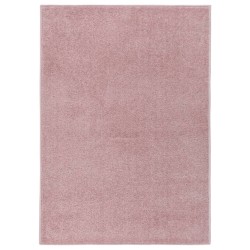 vidaXL Teppich Kurzflor 120x170 cm Rosa